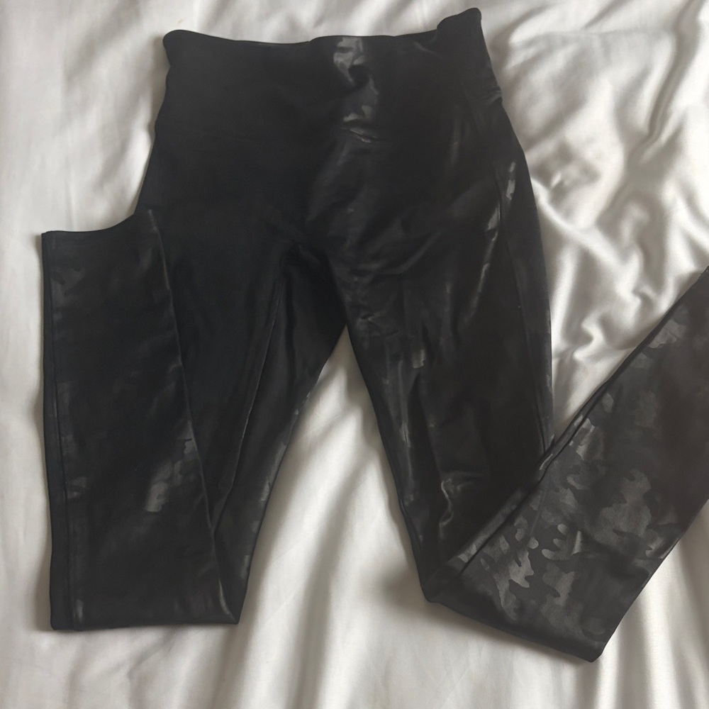 Spanx Black Camo with shine